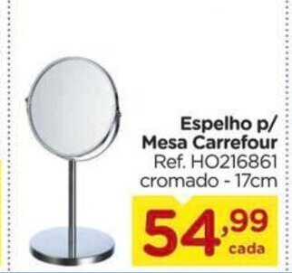 Carrefour Espelho p/ Mesa Carrefour oferta