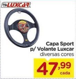 Capa Sport p/ Volante Luxcar