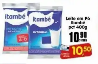 Higa's Supermercado Leite em po Itambe Pct 400g oferta