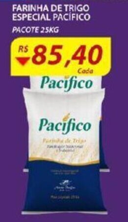 Assaí Atacadista Farinha de trigo Especial Pacifico 25kg oferta