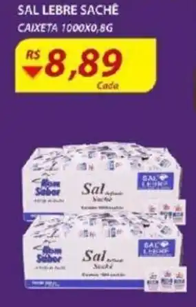 Assaí Atacadista Sal Lebre Sache oferta
