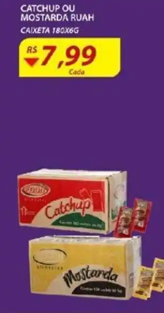 Assaí Atacadista Catchup ou Mostarda Ruah oferta