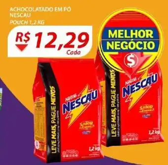 Assaí Atacadista Achocolatado em po Nescau pouch 1.2kg oferta