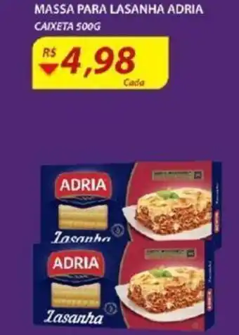 Assaí Atacadista Massa para Lasanha Adria 500g oferta