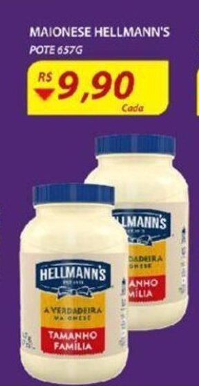 Assaí Atacadista Maionese Hellmann's 657g oferta