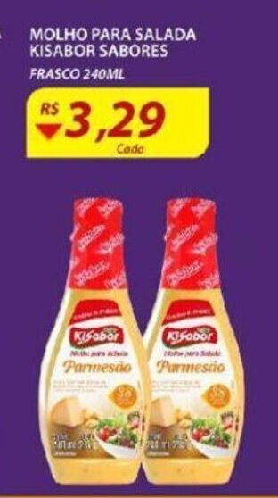 Assaí Atacadista Molho para Salada Kisabor Sabore 240ml oferta