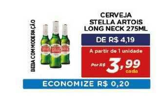 Bahamas Mix Cerveja Stella Artois Long Neck 275ml oferta