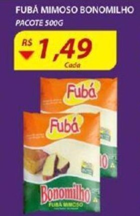 Assaí Atacadista Fuba Mimosa Bonomilho 500g oferta