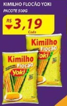 Assaí Atacadista Kimilho Flocao Yoki 500g oferta