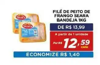 Bahamas Mix Filé De Peito De Frango Seara Bandeja 1kg oferta