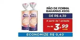 Bahamas Mix Pão De Turma Bahamas 450g oferta