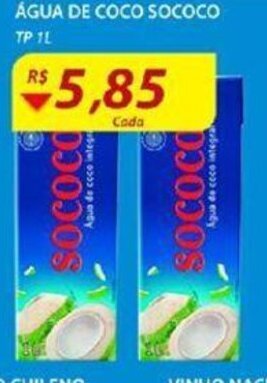 Assaí Atacadista Agua de Coco Sococo tp 1L oferta
