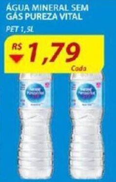 Agua Mineral Sem gas Pureza Vital 1.5L
