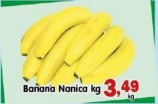 Higa's Supermercado Banana Nanica 1kg oferta