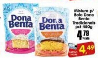 Higa's Supermercado Mistura p/ Bolo Dona Benta tradicionais pct 450g oferta