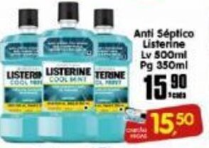Higa's Supermercado Anti Septico Listerine Lv 500ml Pg 350ml oferta