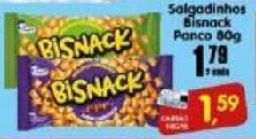Higa's Supermercado Salgadinhos Bisnack Panco 80g oferta