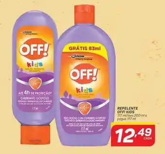 GBarbosa Repelente Off! Kids 117ml / leve 200ml e pague 117ml oferta