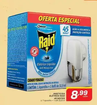 GBarbosa Inseticida Elétrico Raid 45 Noites 32.9ml oferta
