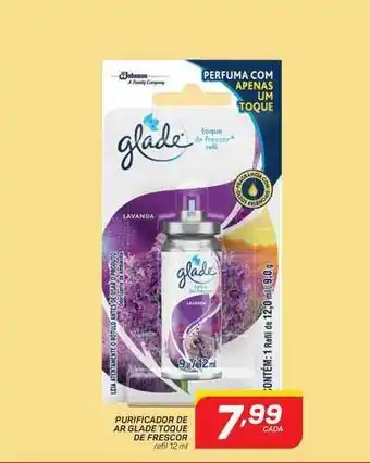 Purificador De Ar Glade Toque De Frescor 12ml