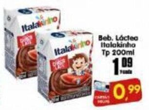 Higa's Supermercado Beb. lactea Italakinha tp 200ml oferta