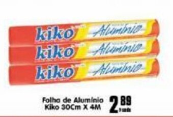 Higa's Supermercado Folha de Aluminio Kiko 30cmx4m oferta