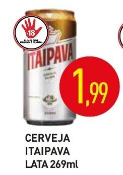 Calvo Atacadista Cerveja Itaipava lata 269ml oferta