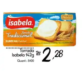 Giassi Supermercados Torrada Isabela 142g oferta