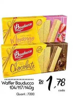Giassi Supermercados Waffer Bauducco 104/117/140g oferta