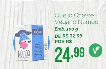 Oba Hortifruti Queijo Chevre Vegano Namoo 100g oferta