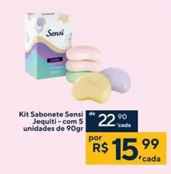 Coop KIt Sabonete Sensi Jequiti com 5 unidades de 90g oferta