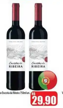 Proença Supermercados Vinho Encosta Da Ribeira 750ml oferta