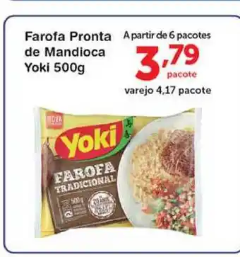 Roldão Farofa Pronta De Mandicoa Yoki 500g oferta
