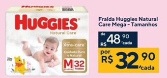 Coop Fralda Huggies Natural Care Mega Tamanhos oferta