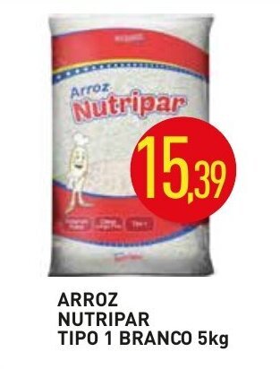 Calvo Atacadista Arroz Nutripar Tipo 1 Branco 5kg oferta