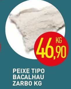 Calvo Atacadista Peixe tipo Bacalhau Zarbo 1kg oferta