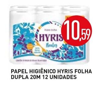 Calvo Atacadista Papel Higiénico Hyris folha Dupla 20m 12 unidades oferta