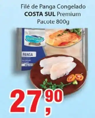 Supermercados Mundial File de Panga Congelado Costa Sul 800g oferta