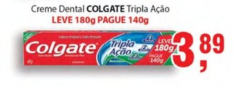 Supermercados Mundial Creme Dental Colgate Tripla Acao Leve 180g Pague 140g oferta