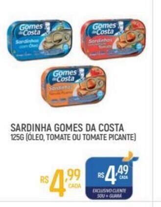 Sardinha Gomes da Costa 125g