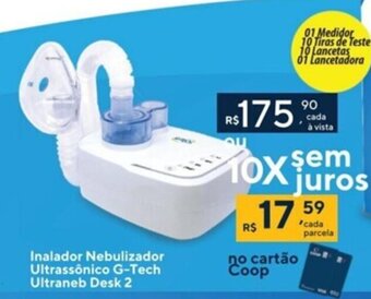 Inalador Nebulizador Ultrassonico G-Tech Ultraneb Desk 2