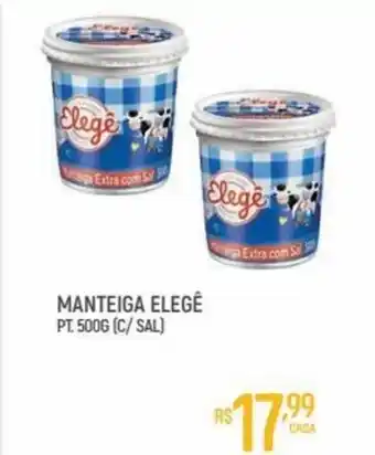 Supermercado Guará Manteiga ELege pt. 500g oferta