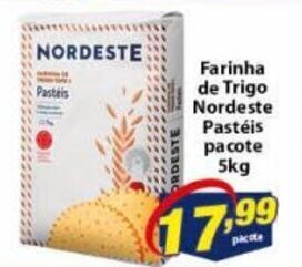 Vencedor Atacadista Farinha de Trigo Nordeste Pasteis Pacote 5kg oferta