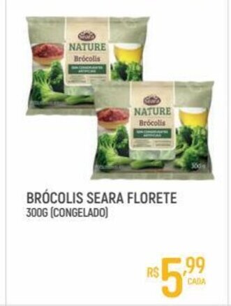 Supermercado Guará Brocolis Seara Florete 300g oferta