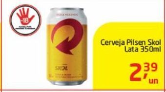 Tenda Atacado Cerveja pilsen skol lata 350 ml oferta