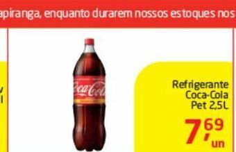 Tenda Atacado Refrigerante coca-cola pet 2.5 l oferta