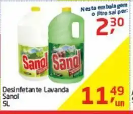 Tenda Atacado Desinfetante lavanda sanol 65 l oferta