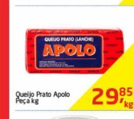 Tenda Atacado Queijo prato apolo peça kg oferta