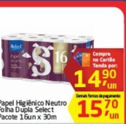 Tenda Atacado Papel higiênico select oferta