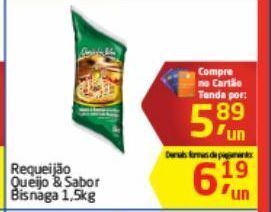 Tenda Atacado Requeijão queijo & sabor bisnaga 1.5 kg oferta